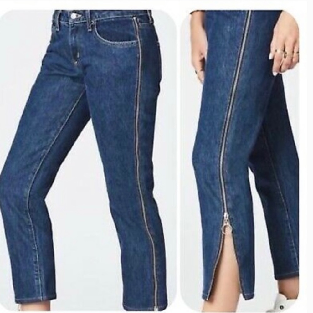 Carmar Desdemona Mid Rise Ankl Zip Side Jeans 26 - Picture 2 of 8